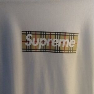 Supreme Burberry Box logo